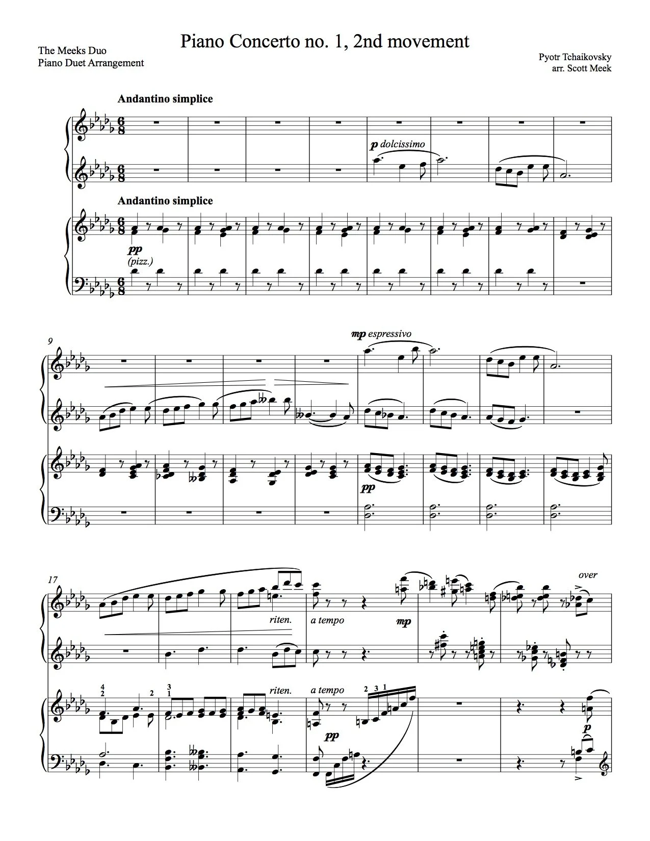 〈楽譜新品〉Tchaikovsky Concerto No. 1 =2台のピアノ 楽譜新品〉Tchaikovsky Concerto No. 1 =2台のピアノ